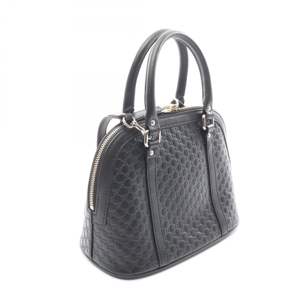 Gucci guccissima Handbag Leather Black - Picture 2 of 7